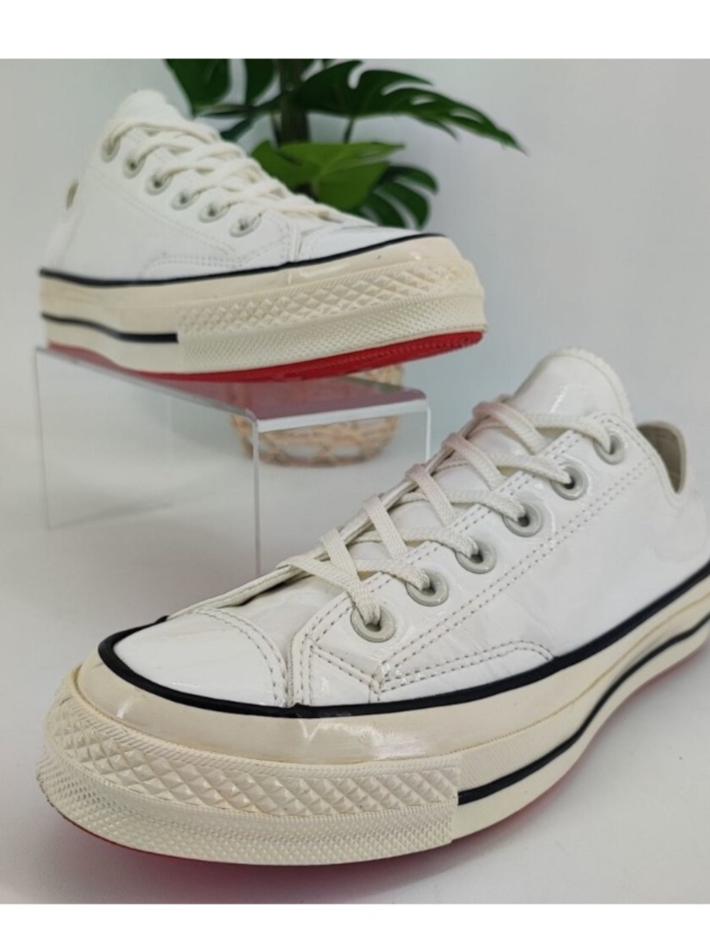 Converse 70 White  Patent Women's Sneakers
